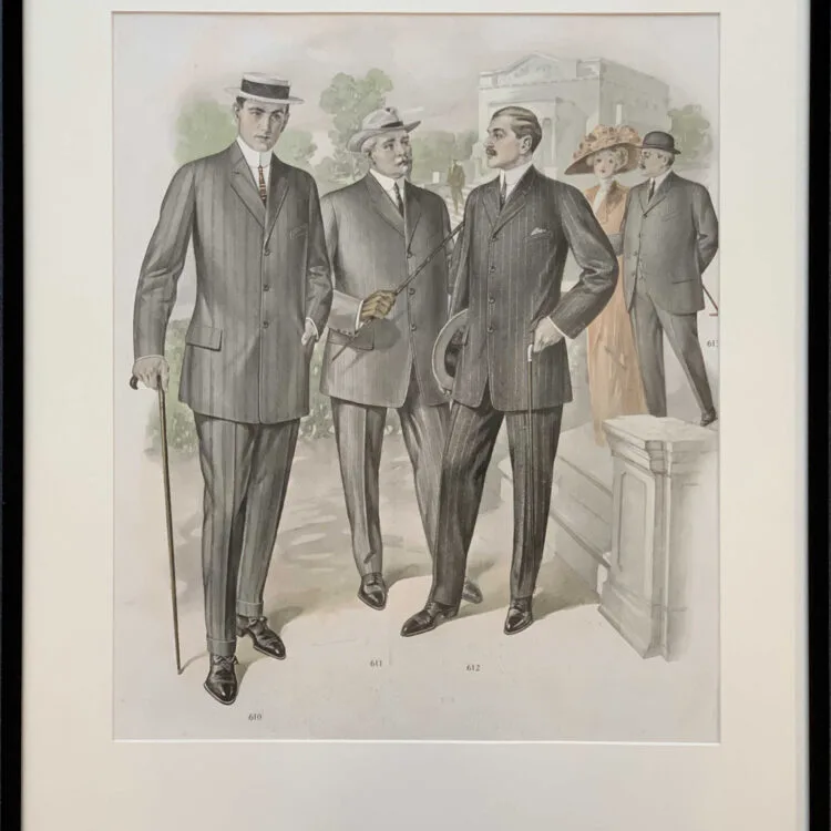 Untitled (Three Fashion Dandies)