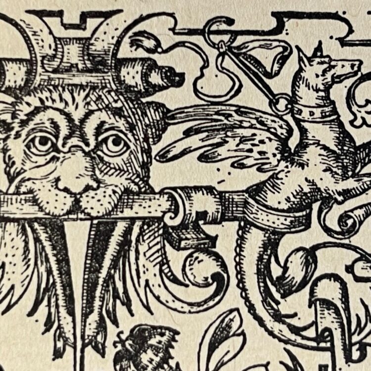 Cul de Lampe Plate No. 4