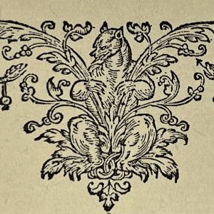 Cul de Lampe Plate No. 5