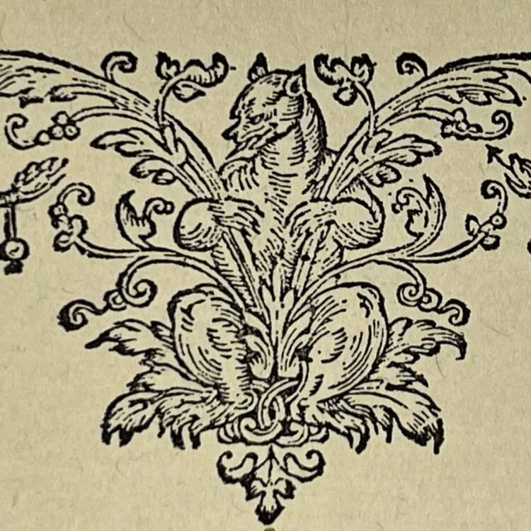 Cul de Lampe Plate No. 5