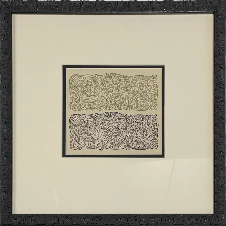Cul de Lampe Plate No. 14