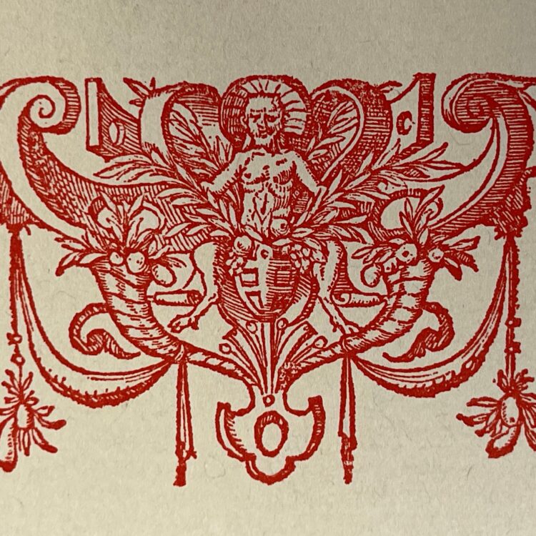Cul de Lampe Plate No. 17