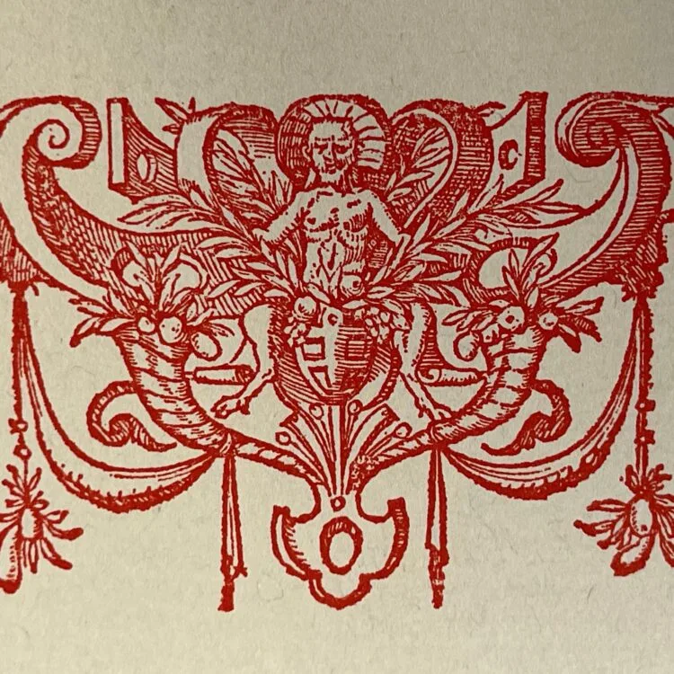 Cul de Lampe Plate No. 17