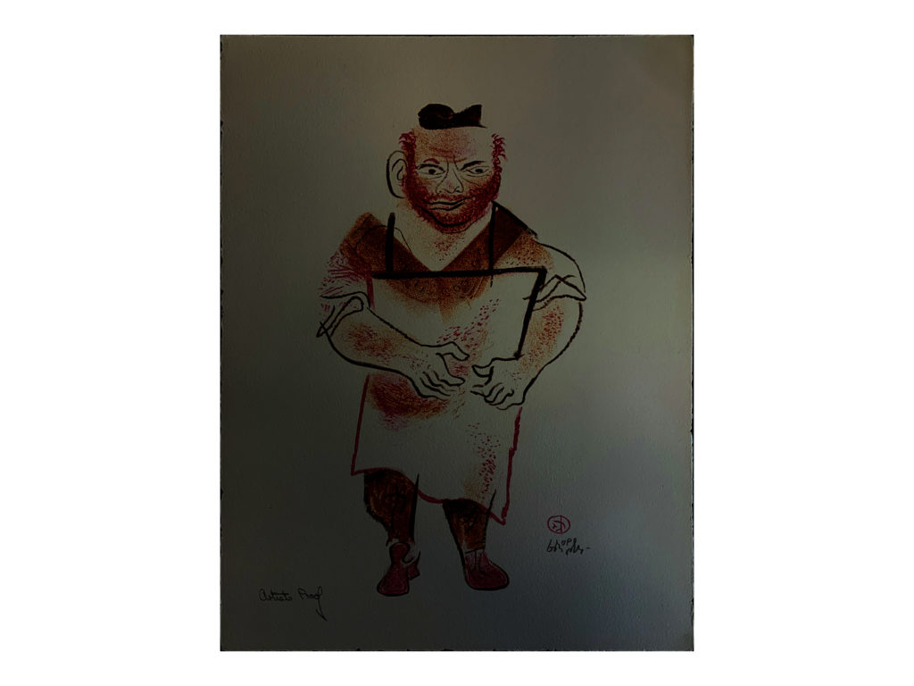 Shtetl Portfolio Plate 02 Untitled (The Butcher)
