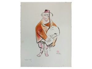 Shtetl Portfolio Plate 07 Untitled (The Beggar)