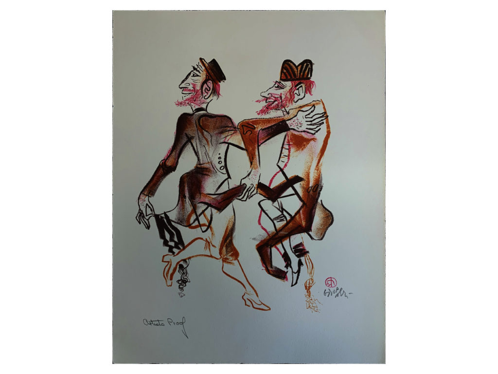 Shtetl Portfolio Plate 08 Untitled (Wedding Dancers)