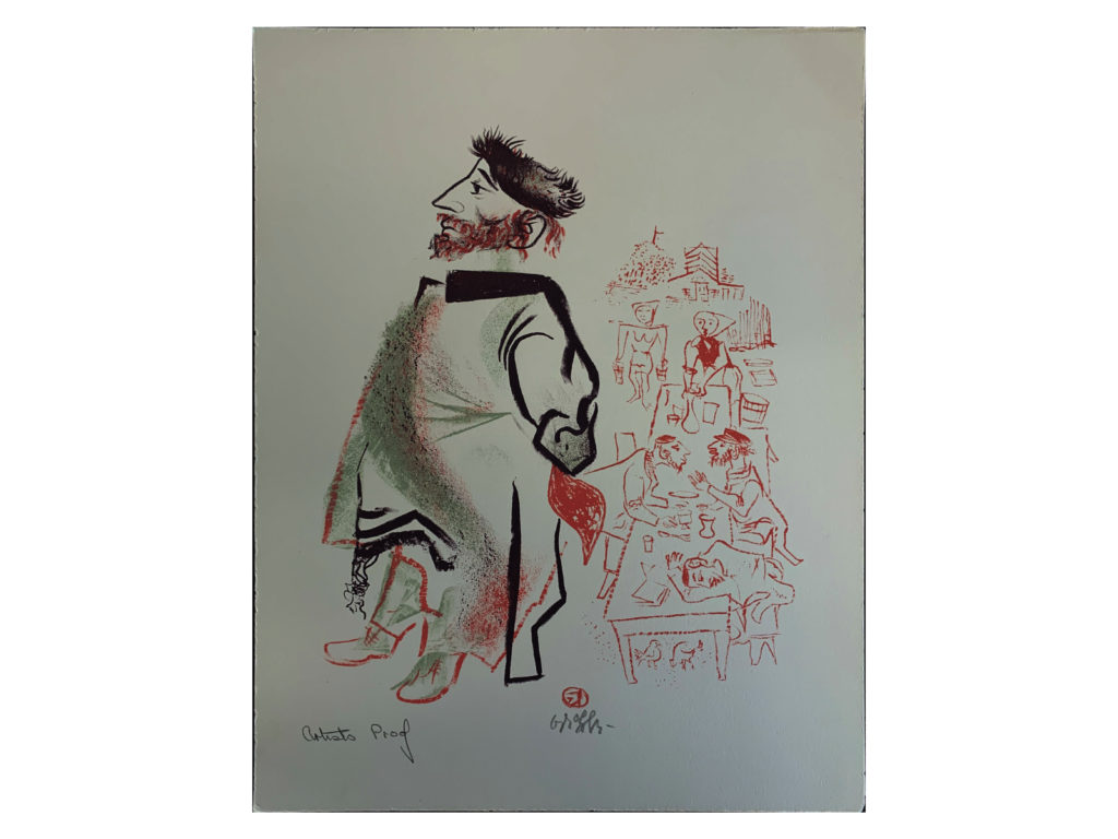 Shtetl Portfolio Plate 14 Untitled (Groise Macher)