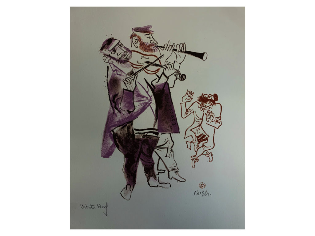Shtetl Portfolio Plate 19 Untitled (Klezmer Players)