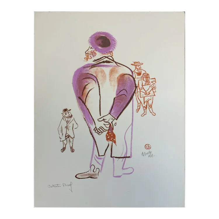 Shtetl Portfolio Plate 23 Untitled (Aloof)