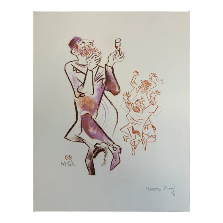 Shtetl Portfolio Plate 24 Untitled (A Wedding Tanz)
