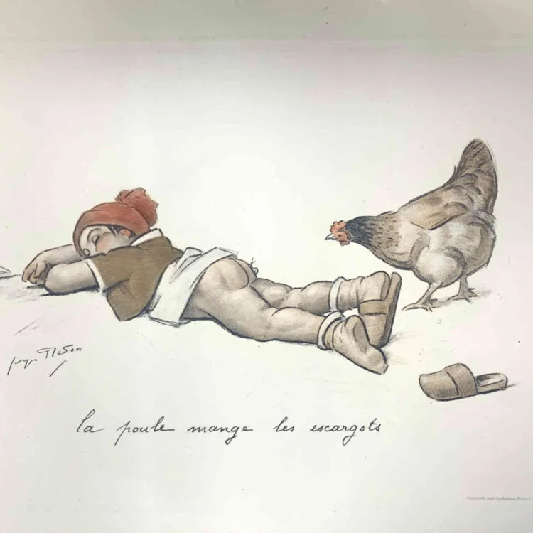 La Poule Mange les Escargots [The Hen Eats the Snails]