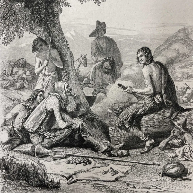 Don Quixote Rests with the Goatherds
