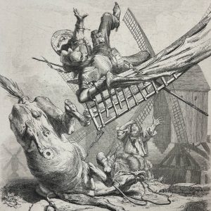 Don Quixote's Battle with the Windmills