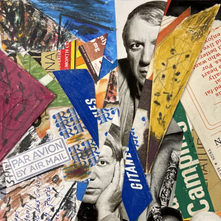Untitled Collage (Walter Hopps)