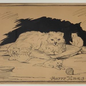 Cats with a Christmas Greeting