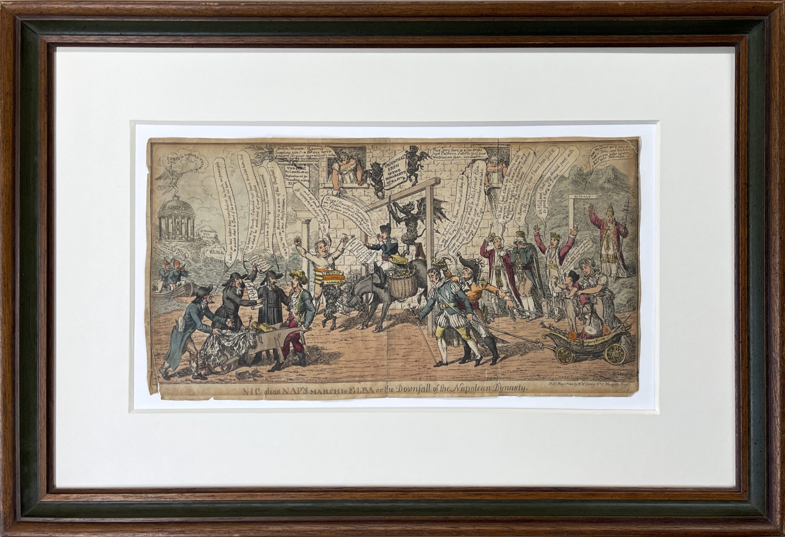 Nic Alias Nap's March to Elba, or the Downfall of the Napoleon Dynasty