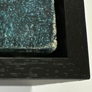 Untitled Blue-Green Composition on Canvas